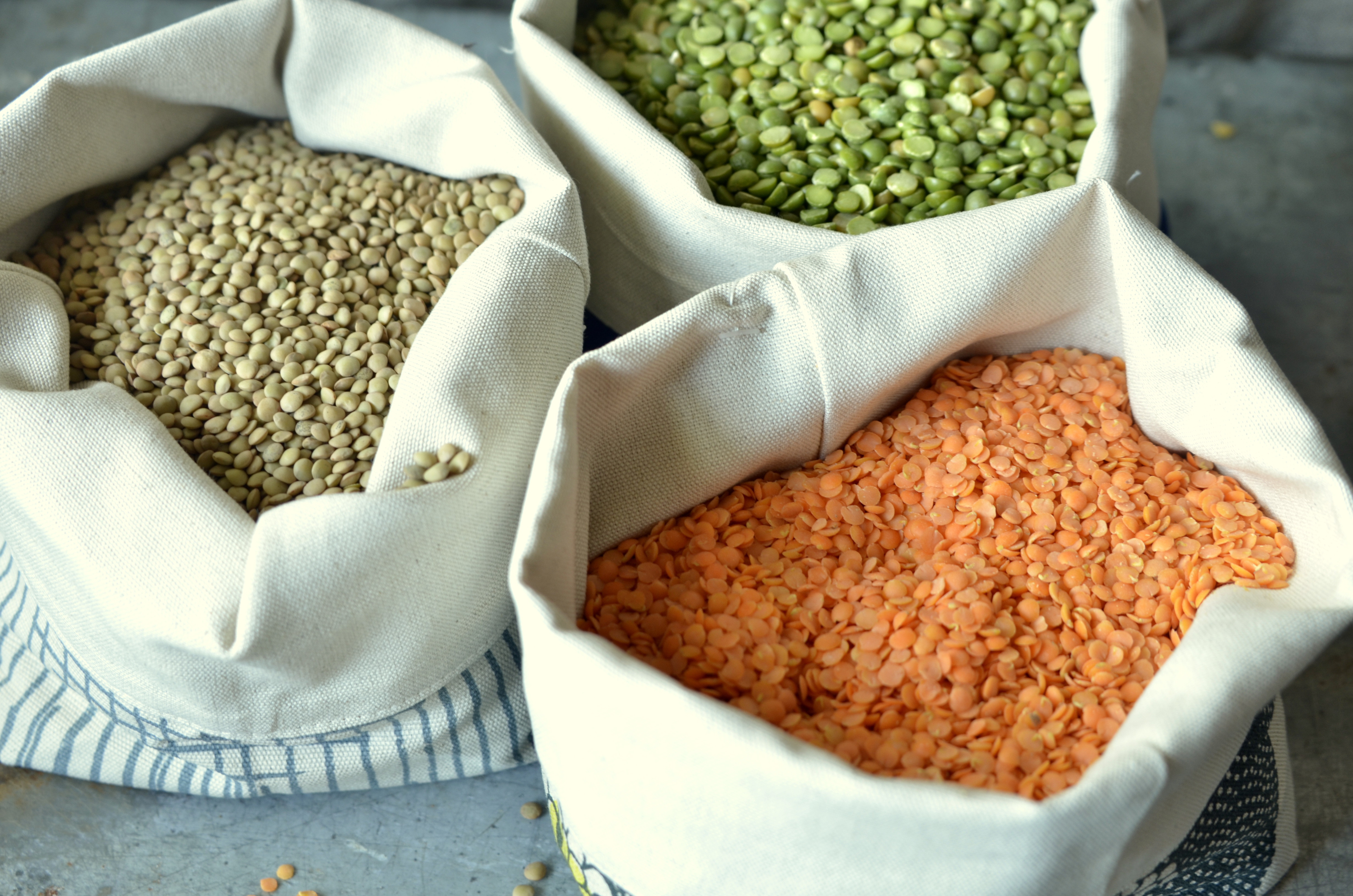 Bags of pulses for 2016 Year of the Pulses