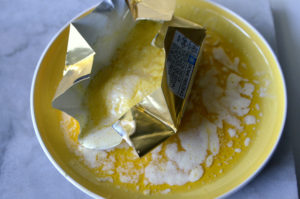 What to do with butter that has melted in the hot summer sun?